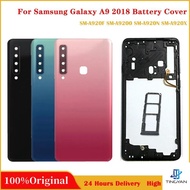 For Samsung Galaxy A9 2018 A920F SM-A920 Middle Frame A920F Battery Back Cover Rear Door Housing Cas