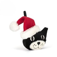 Jellycat Santa Cat Ornament 聖誕黑貓掛飾