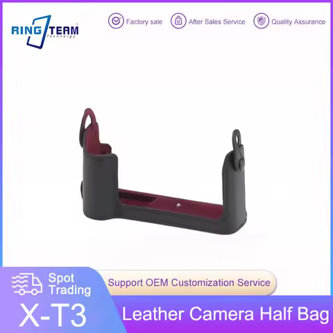 X-T3 Leather Case Camera Half Body Bag for Fujifilm XT3 X T3 BLC-XT3 Camera Protective Case Wrap Fab