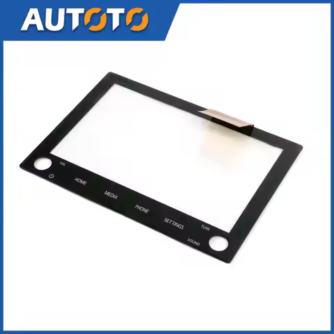 1pc 8-inch 5V Touch-Screen Glass Digitizer Radio w / 2 Knobs Part# 8740A100 For Mitsubishi Outlander