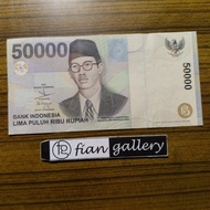 Uang Kuno 50.000 rupiah 1999 WR Supratman VF (FG03)