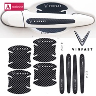 4/8 Pcs Carbon Fiber Handle Car Sticker Protection Film For Vinfast VF8 E34 LUX SA2.0 Fadil VF9 Pres