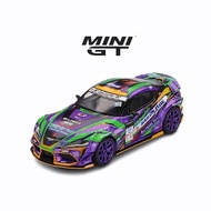 MINI GT 1/64 #951 Toyota GR Supra 2021 D1GP EVANGELION RACING - Blister Pack DIECAST MODEL