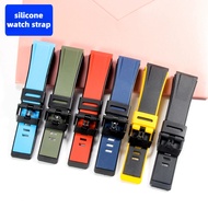 Watch Accessories Suitable for GA2000 Silicone Strap PRG-600 PRW-6600 PRG-650 Men's Strap 24mm