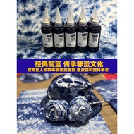 10 Bottles Indigo Blue Individual Tie-Dye Dye diy Material Pack Student Handmade Class Dye Pigment C