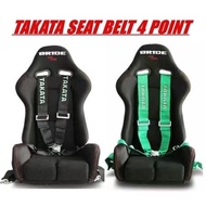 Takata Belt 3' inch 4 Point Racing Harness / Takata Seat Belt Quick Release Takata SEAT BELT 4 point