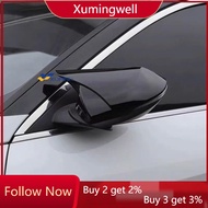 xuming Car Accessories For Hyundai Elantra Avante Cn7 2020 2021 2022 Abs Side Rearview Mirrors Decoration glossy black Cover Trim 2pcs