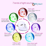 7 Colors Photon Therapy Led Facial Mask Light Rejuvenation Anti-Wrinkle