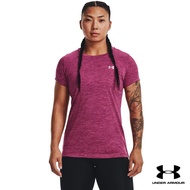 Under Armour UA Womens Tech™ Twist T-Shirt อันเดอร์ อาร์เมอร์ เสื้อออกกำลังกายสำหรับเทรนนิ่ง สำหรับผู้หญิง