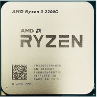 CPU Ryzen 3 2200G 3.5 GHz turbo 3.7 GHz มีการ์ดจอ  Radeon™ Vega 8  [AM4] (4คอ4เทรด) ฟรีซิลิโคน1ซอง  