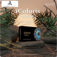 *( 2 PCS) Bionics iColoris Galaxy *Monthly Disposable Cosmetic Color Contact Lenses  1/2
