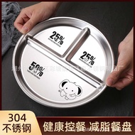 304 Stainless Steel Divided Household 211 Fat Reduction Fruit Portion Control Diet Weight Loss Three