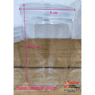 Jar Cylinder DP Jar Tube/ Cake Jar 700 ML - 10 Pcs
