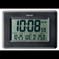 นาฬิกาแขวนผนัง หรือตั้งโต๊ะ ตัวเรือนพลาสติก SEIKO DIGITAL รุ่น QHL058W สีขาวมุกเคลือบใส QHL058L สีฟ้