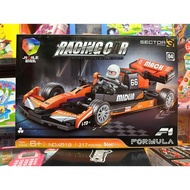 JIQILE 4519-04 Construction toys, formula 1 racing car formula F1 model assembly toys