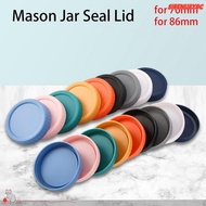 SIRENU8Y0C 6pcs Mason Jar Lid for Wide Mouth Jar Reusable Leak-proof Seal Bottle Cover