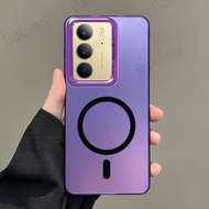 Casing For Realme C75 C73 C71 14X 5G Narzo 80 Lite C75X 4G Colorful Matte Frosted Cover With Magneti