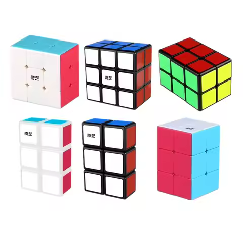 Qiyi Magic Cube 1x2x3 2x2x3 2x3x3 Magic Cube 123 223 233 133 Speed Cube Educational Puzzle Toys Magi