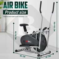 HTD Sport Elliptical Bike Sepeda Statis Orbitrack Platinum Fitness Air model 8703