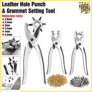 Belt Leather Hole Puncher Hand Tool Punch Six Sizes Hole