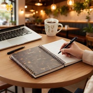 [Chuffed-t] 2026 Large Spiral Tortoise Shell Planner , 15-Month Weekly & Monthly Planner, Full Size 