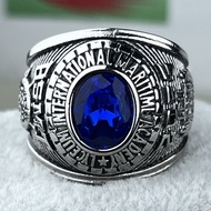 Stainless Steel Solid LPU BSMT 2025 College Bull Ring Size 7-13