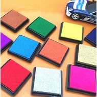 Ink pad Creative Color ink pad ink pad 4x4cm Small ink pad 15 Colors Teacher ink pad 11.2