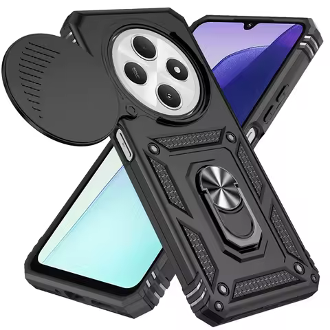For Xiaomi Redmi 14C 4G Case Slide Lens Protect Shockproof Armor Phone Case For Xiaomi Redmi 14C 14 