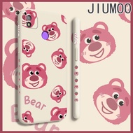 JIUMOO เคสสำหรับ Tecno POP 4เคสโทรศัพท์ทำจากซิลิโคนลายขอบสี่เหลี่ยมด้านข้างลายหมี Lotso น่ารักลายการ์ตูนใส่ได้ทั้งชิ้น