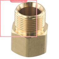 【YAFEXBAG】M22 15mm Male Thread to M22 14mm Female Metric Adapter Pressure Washer Brass