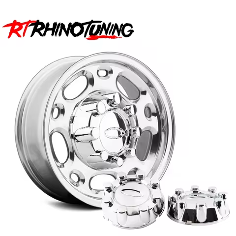RhinoTuning 1/2PCS OD 220mm/8.66" ID 170mm/6.69" Car Hub Hubcap For 2005 - 2010 F250 2005 - 2010 F35