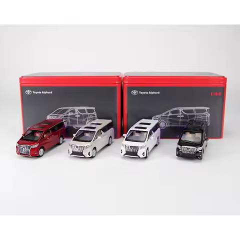 GCD 1:64 scale alloy car model alphard MPV model 7.8cm