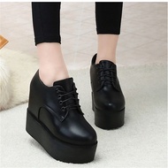 (Ready Stock) Korean Woman Platforms Shoes 8 CM Slope Women Sneaker Straps