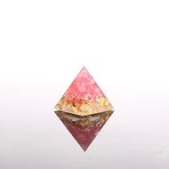 【畢業禮物】桃粉佳人-奧剛迷你金字塔Orgonite水晶礦