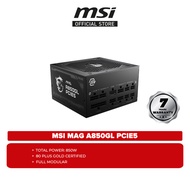 MSI MAG A850GL PCIE5 850W 80 Plus Gold Power Supply