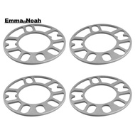 4Pcs Aluminum Wheel Spacers Shims Plate Auto Wheel Spacers 5mm Stud for 4X100 4X114.3 5X100 5X108 5X