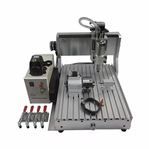 LY CNC Engraving Machine USB 3020 3040 Ball Screw 500W Spindle Wood Router Engraver Aluminum Milling