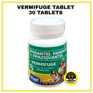 PAPI VERMIFUGE TABLET DEWORMER FOR DOGS AND CATS (30 TABLETS) ~ SOLD PER BOTTLE