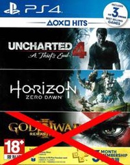 【二手遊戲】PS4 秘境探險4 + 地平線 期待黎明 UNCHARTED IV 4 HORIZON 中文版 台中