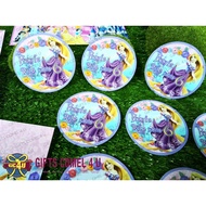 Disney Tangled Rapunzel Theme Round Sticker (35mm / 43mm / 54mm) Adhesive