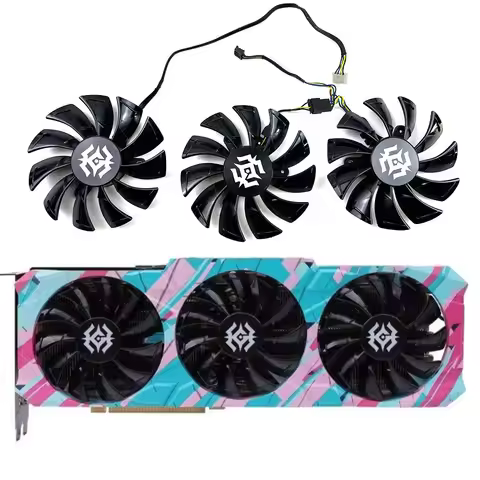 NEW 3FAN/SET RTX 3070 3080 X-GAMING OC FAN For ZOTAC RTX 3060TI 3070 3070TI 3080 3080TI 3090 X-GAMIN
