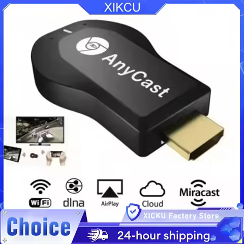 XIKCU 1080P HDMI-compatble TV Stick WIFI Display TV Dongle Receiver Anycast Dlna Share Screen For IO