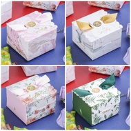 6.5 x 6.5 x 4.5cm Door Gift with Ribbon, Wedding Box with Ribbon, Wedding Gift Packaging Box