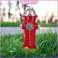 Moon Doris Fire Hydrant สำหรับสุนัขที่จะฉี่ในเรซินตกแต่ง