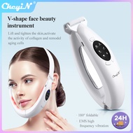 【Philippines Delivery】CkeyiN EMS Facial Slimming Massager V-Face Shaping Massage Instrument for V Shape Face Lift Up Anti-Aging Anti-Wrinkles Face Lift Tighten Double Chin