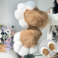 Cute Plush Furry Rabbit Paw Gloves Cosplay Prop for Anime Party  Furry Costume.