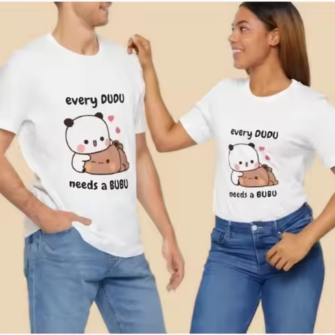Every Dudu Needs A Bubu Cute Panda Bear Hug Clothing Kawaii Bubu Dudu Classic Unisex Anniversary Gif