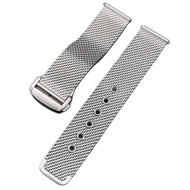 Metal New Watch Band Full Salad Wire Para Sa Om E Ga Hippo Campus Sea Master 007 Bracelet Folding B
