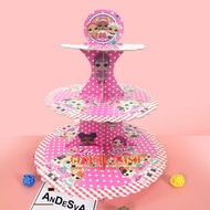 Lol motif Cake Stand/3-Tier cupcake Stand/LOL cupcake Stand