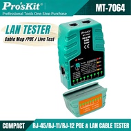 Pro'sKit MT-7064 PoE & LAN Cable Network Tester POE